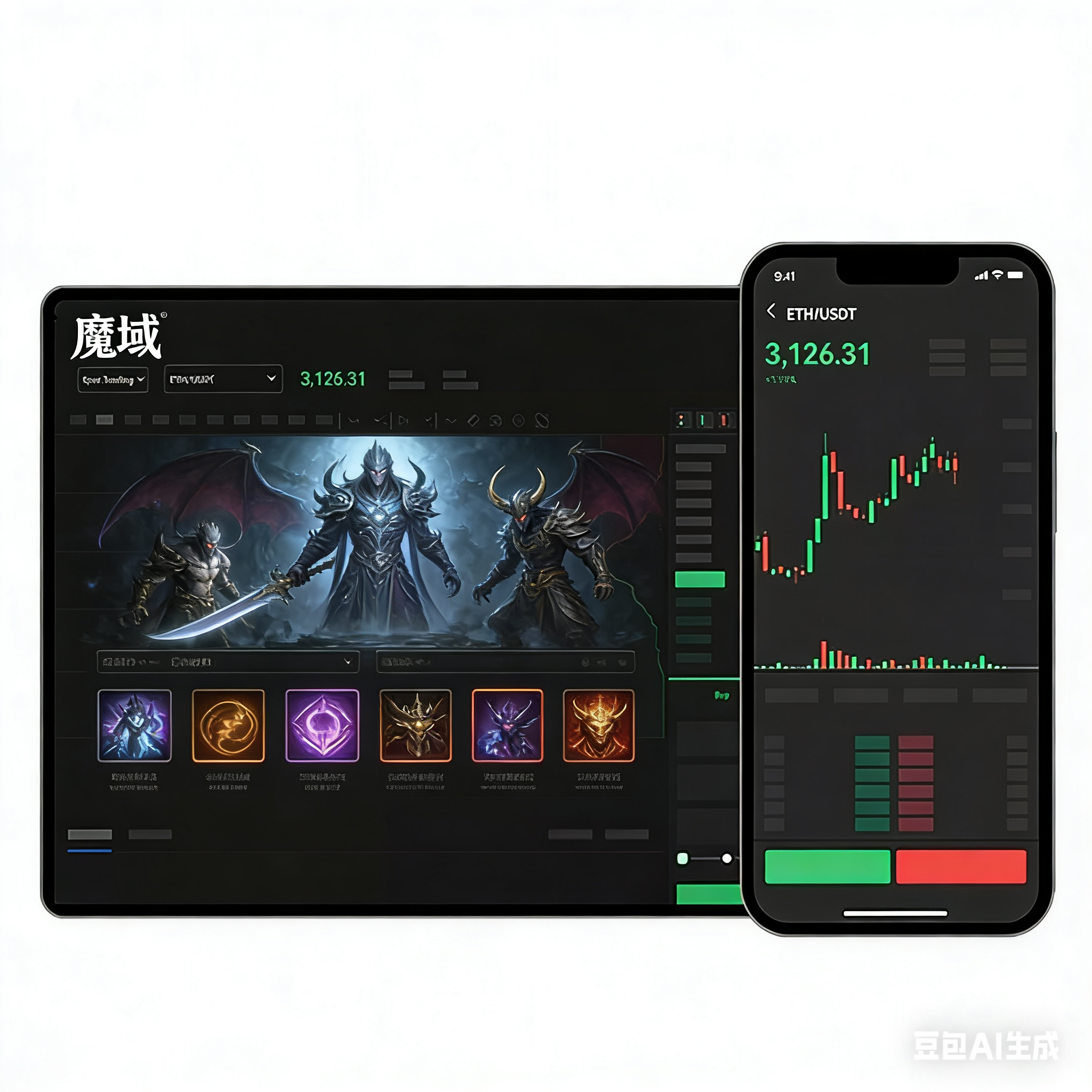 魔域私服打造台装备合成界面